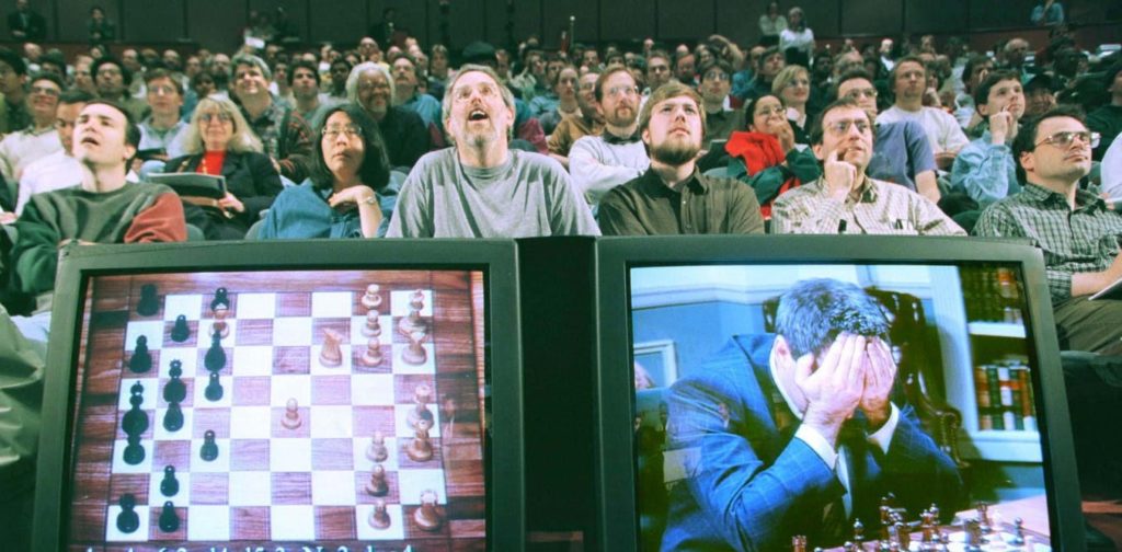 Kasparov y Deep Blue. HIstoria de los videojuegos.